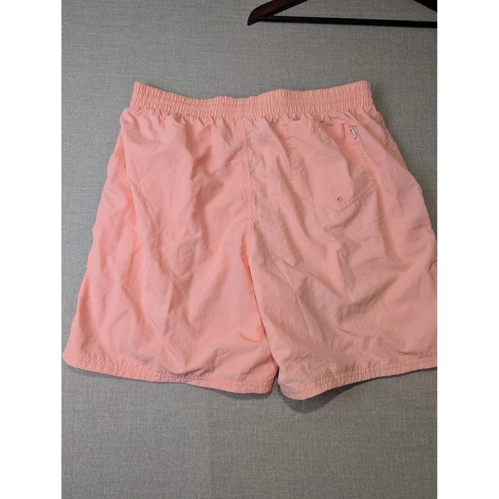 Nike Swim Trunks Mens XL Peach Pink Polyester Move to Zero Mesh Lined Shorts